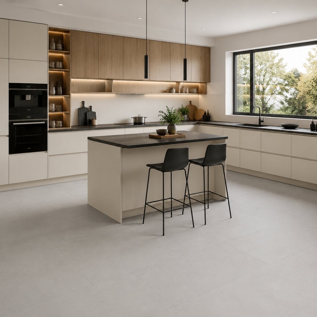 AL Zambia Natural Plain and texture Kitchen Tiles - My Home Studio